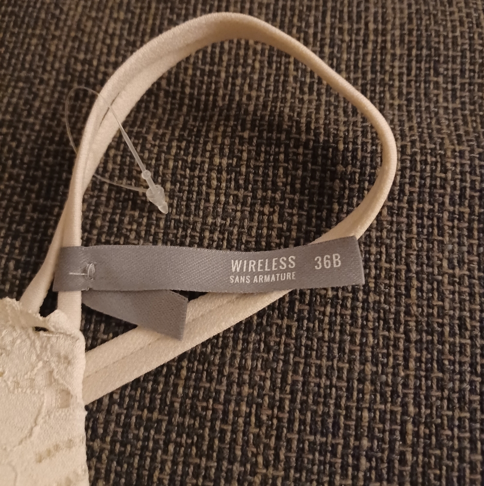 Sold; 🆕️ NWT Aerie Real Happy Wireless Lace Lightly Lined Bra - 36B - Picture 7 of 7